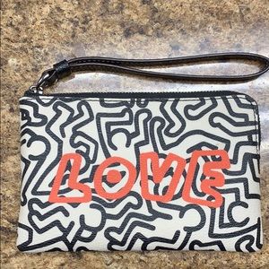 Coach X Keith Haring Wristlet
